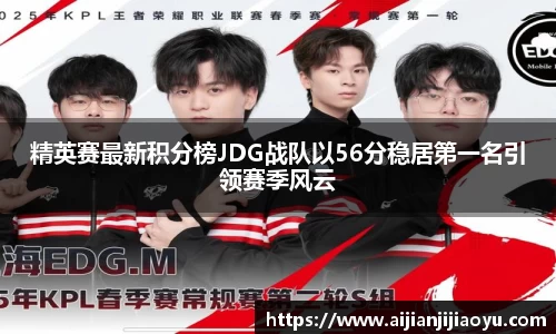 精英赛最新积分榜JDG战队以56分稳居第一名引领赛季风云